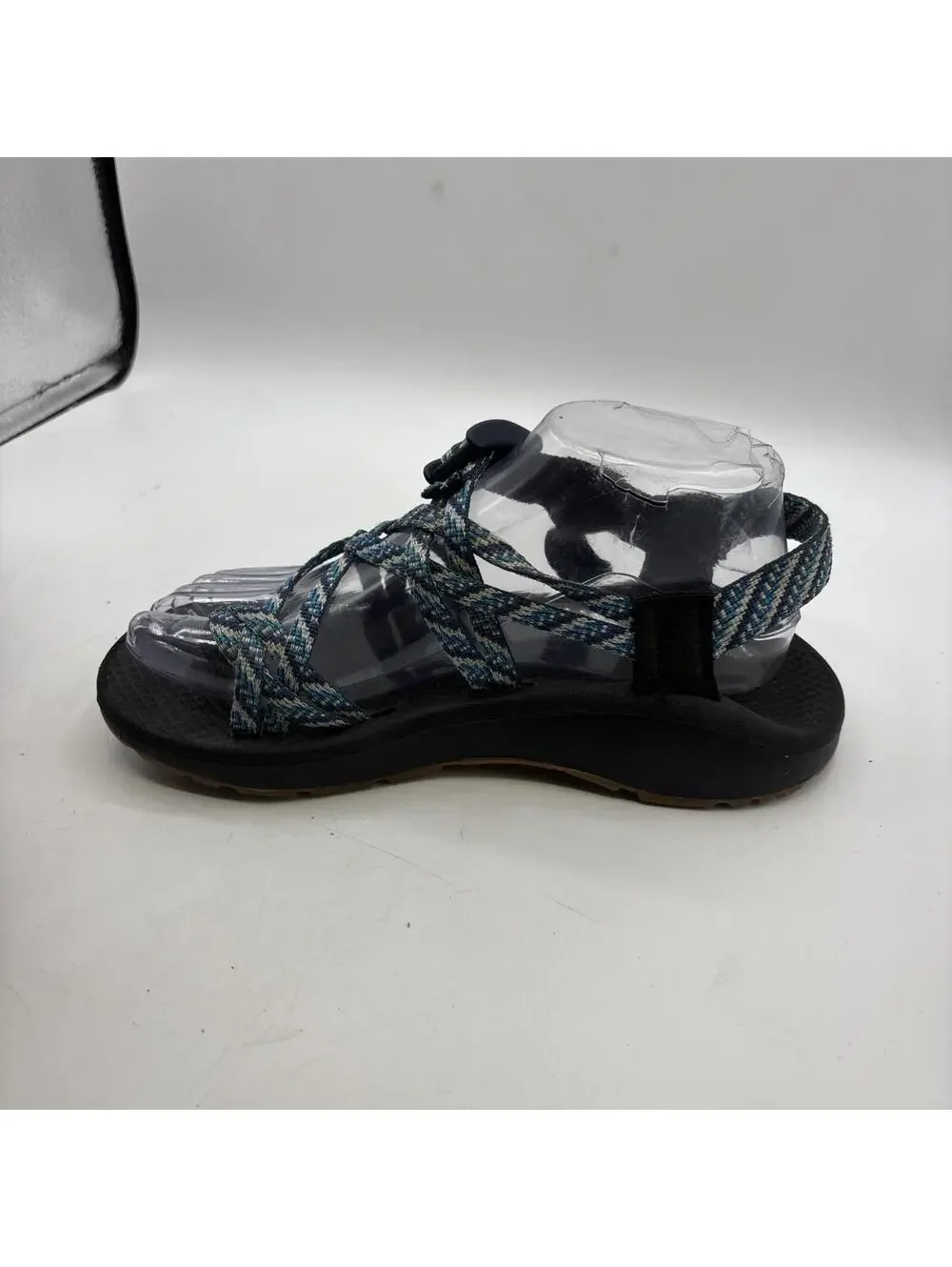 Chaco Blue Double Toe Loop Nylon Sandals Women's Sz 7 US J107232